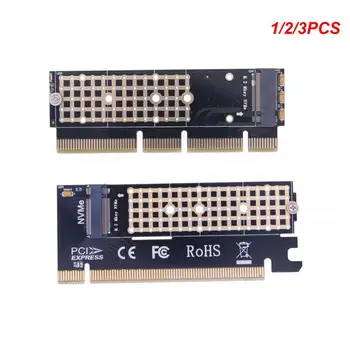 1/2/3PCS uz PCIE x16 Adapteris Karte Pci-e, lai m.2 Pārvērst Adapteris NVMe SSD Adaptera m2 M Taustiņu Saskarne PCI Express 3.0 x4 2230-2280