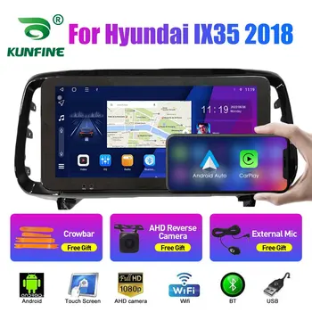 10.33 Collu Auto Radio Hyundai IX35 2018 2Din Android Octa Core Auto Stereo, DVD, GPS Navigācija Spēlētājs QLED Ekrāna Carplay