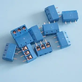 10pcs KF301-3P 5.08 mm Blue Cont Terminal Blue Skrūve Termināls Contor diy elektronika diy elektronika