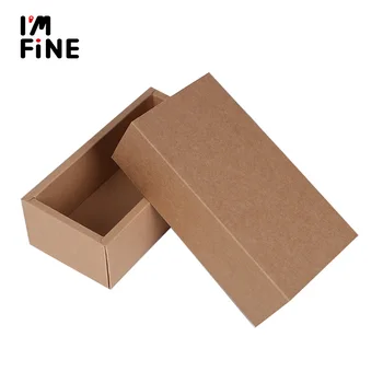 10pcs kraft papīra iepakojuma kartona kaste brūnā mazo iepakojumu dāvanu kastē lielu papīra atvilktnes kastes dāvanu rotaslietas, ziepes, konfekšu kastes