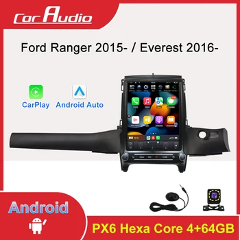 12.1 Collu Tesla Stila Ekrāna Android 11 Ford Ranger 2015. Gadam- / Everest 2016 - RHD GPS Navigācijas 4G Carplay Auto Stereo Headunit