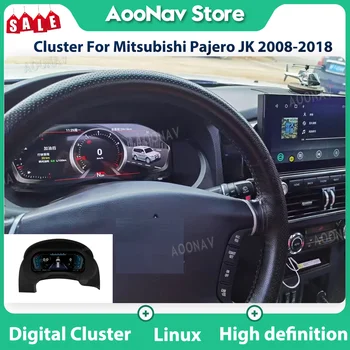 12.3 Collu Digital Dashboard Par Mitsubishi Pajero JK 2008-2018 LCD Instrumentu Kopu Virtuālo Kabīnes, Spidometra Rādījums