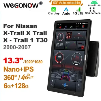 13.3 Collu Ownice 1Din Android10.0 Auto Radio 360 Nissan X-Trail X Trail X - Trail 1 T30 no 2000. līdz 2007. gadam Auto Audio, SPDIF 4G LTE