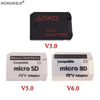 1GB Versija SD2VITA Par PS Vita 1000 TF Atmiņas Karti, PSVita, PSV 1000/2000 Spēli Kartes Adapteri V3.0 V5.0 V6 SD Micro