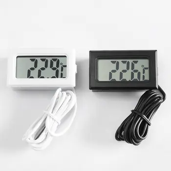 1gb Termometrs Mini Digital LCD Iekštelpu Ērta Temperatūras Sensors Mitruma Mērītājs Termometru, Higrometru, Gabarītu pēc Fārenheita