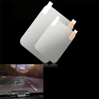 1pc Jauns Auto Dizains Auto HUD Atstarojošo Plēvi Head Up Display Sistēma, kas Filmu OBD II Degvielas Patēriņš ātruma pārsniegšanu Displejs Auto Piekļuve