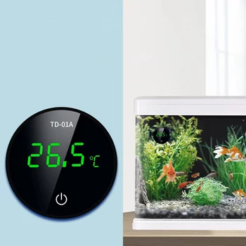 2024 Akvāriju Termometrs 5s Atsvaidzināšanas Ātrumu LCD Digitālo Ārējo Termometru Zivju Tvertnes Bruņurupucis Ūdens Termometrs Augstu Precizitāti