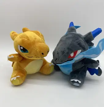 20cm Kawaii Pokemon Mega Charizard Rotaļlietas Evolution X&Y Charizard Lelle Telpu Dekorēšana Šarmu Dzimšanas dienas Dāvana Bērniem