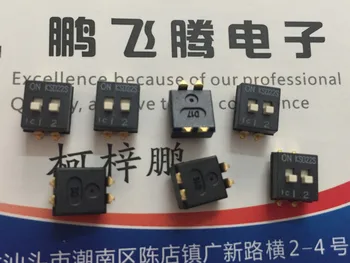 2GAB/daudz Importēti Japāņu OTAX KSD22S skalu, kodu slēdzis 2-bitu plāksteris 2P 2.54 piķis dzīvoklis skalu kodēšanas slēdzis