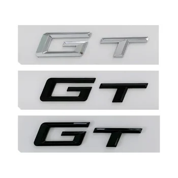 3d Chrome Vēstules Automašīnas Bagāžnieka Emblēmu BMW GT F07 5 Sērija 3 6 G32 530 F34 C400 C650 520d 535i 320d GT Logo, Uzlīmes, Piederumi