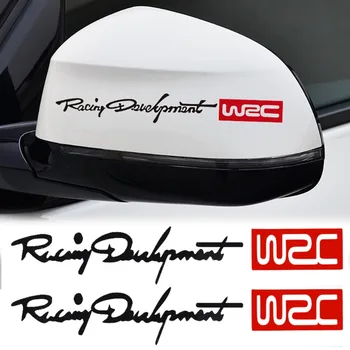 4/8pcs Modes WRC Rally Racing Stripe Personalizētu Automašīnas Durvju Rokturi Uzlīmes, Auto Virsbūves Stils Uzlīmes Dekori