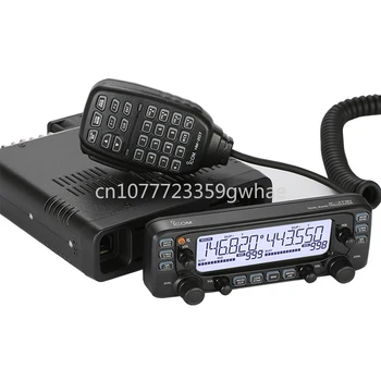 400-470MHz 50W FM Transīvers Auto Domofons Aksesuāri Rokas Mikrofons un Paneļa IC-2730E Mobilo Radio Dual Band UHF