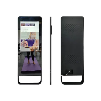 43inch Saprātīga Mājās, Izmantojot Fitnesa Spogulis Sienas Uzstādīts Grīdas Stāv Interaktīvā Sporta Smart Mirror Android TV Spogulis