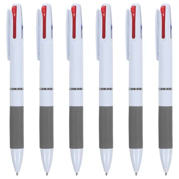 6Pcs Metāla Rakstot Pildspalvas Portatīvo Lodīšu Pildspalvas Multicolor Rakstot Pildspalvas Biroja Lodīšu Pildspalvas
