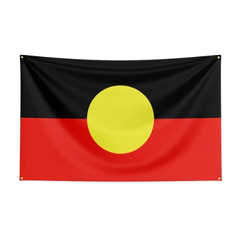 90x150cm Austrālijas Aborigēni Karoga Poliestera Iespiesti Banner Dekors 1
