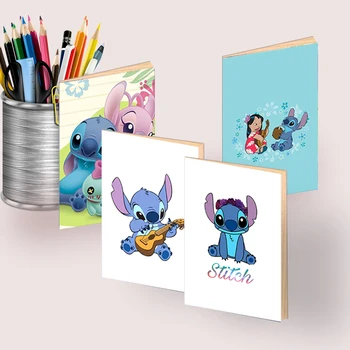 A6 Grāmatiņa Karikatūra Lilo & Stitch Disney Kancelejas Kabatas Izmēra Piezīmju Grāmatu Dienasgrāmata Anime Attēls Bērniem Halloween Dāvanas Cosplay Rotaļlietas