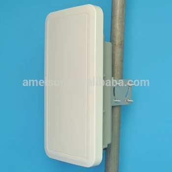 AMEISON Antena 2.4 GHz 18 dBi Directional Wall Mount Flat Patch Panelis MIMO Antena wifi āra kameras