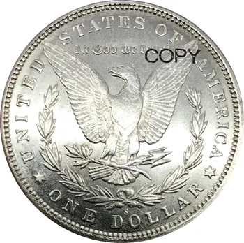 Amerikas savienotās Valstis 1885 s 1 Vienu Dolāru Morgan Dolāru Cupronickel Sudraba Pārklājumu Kopēt Monētas