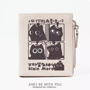 Anime Kungs Noslēpumus Klein Moretti Modes Maciņš PU Maku Karte Monētas Rāvējslēdzēju Naudas Maiss Cosplay Dāvanu B316