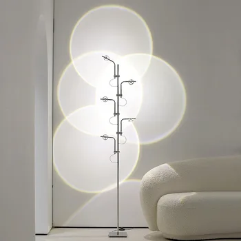 Apkārtējā Grīdas Lampa Ziemeļu Gaismas Luksusa Mākslas Saulrieta Projekcijas Dzīvojamā Istaba Dīvāns Sienas Stūra LED Lampas Apgaismojums Galda Lampas