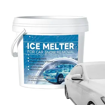 Auto Ciets Ledus Izkūst Putojošās Tabletes Spray Sniega Novākšanu Automašīnas Vējstikla Logu, Stikla Tīrīšanas Ledus Izkūst Auto Jumtu Piederumi
