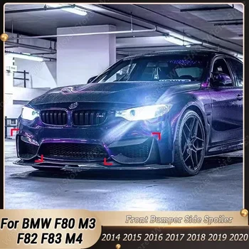 Automašīnas Priekšējo Buferi Sadalītāja Lūpu Difuzoru Ķermeņa Komplekti Tuning BMW M3 F80 F82 F83 M4 2014. - 2020. Gadam vēja aizsargs Aizsargs Aizsargs Vāciņu