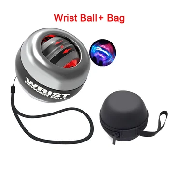 Autostart Powerball Rokas Jauda Žiroskopu Ball Rokas Apakšdelma Strengthering LED Žiroskops Bumbu Roku Muskuļu Fitnesa Apmācību Iekārtas