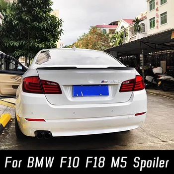 BMW F10 F18 M5 520i 528i 535i 530i 525i M4 Stila Aizmugures Trunk Boot Vāka Spoilers Ārējie Apdares Auto Stils Aksesuāri