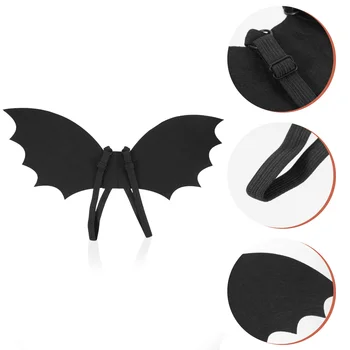 Bat Wings Lomu Spēlē Tērpi Halloween Kostīms Puse Cosplay Rotā Aksesuārus Bērniem Piegādes Kleita Eva Bērnu Melns