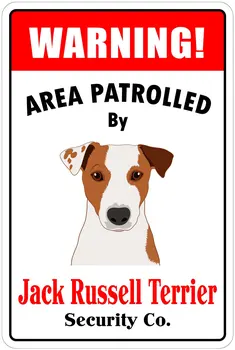 Brīdinājuma Zonas Patrulē Jack Russell Terjers 8