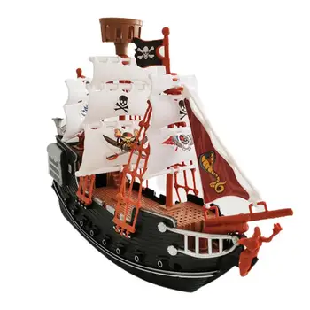 Bērniem Pirātu Rotaļlietas Pirātu Kuģis Plaything Interesanti Unikālo Laivas Modelis Playthings Galda Rotājumu Laivu Rotaļu Mājas Bērnudārzs