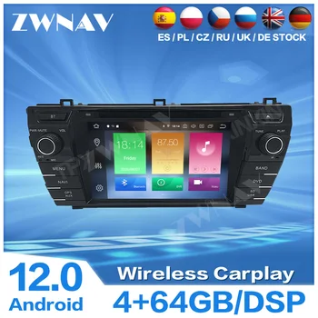 Carplay Uztvērēju Toyota corolla 2013-2016 Radio Bluetooth Automobiļu Multivides Centrālā Android Automātisko Ekrāna Stereo Galvas Vienības