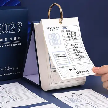 Dienas plānā Grāmatiņa kalendāra 2022100 dienas galda kalendārs pašdisciplīnu kāršu grāmatu pēcdiploma pārbaudes valdes atgādinājums