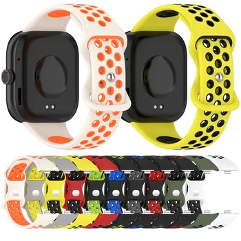 Dual Krāsas Siksnu Redmi Watch4 Watchband par Redmi Noskatīties 4 Aproce Sporta Nomaiņa