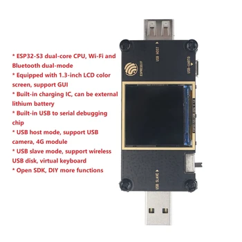 ESP32-S3-USB-OTG attīstības padome ar ESP32-S3-Mini-1-N8 modulis
