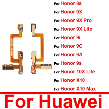Enerģijas Apjoms, Flex Kabelis Huawei Honor 9X 10X Lite 8S 9.i 9s 9.A 9.C 9X Pro X10 Max On Off Enerģijas Apjoms, Sānu Pogas Flex Lentes