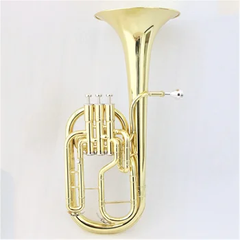 FAH-300L Ķīnas alto ragu pūtēju rūpnīcas tiešā pārdošana tenors horn kopēt slavenu zīmolu zelta lakoti alto ragu
