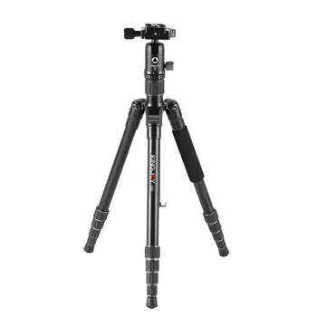 G22C+G00 Portatīvās Kameras Statīvs 5-Sadaļā Oglekļa šķiedras Monopod Ceļojumu ar 360 Grādu Bumbu Galvu par Canon Sony Nikon DSLR ILDC