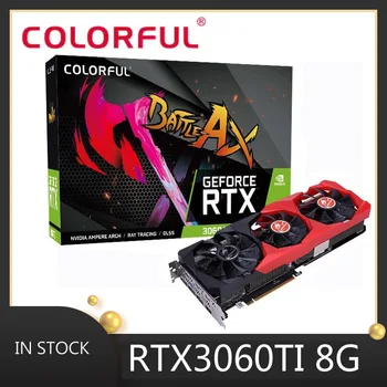 Geforce RTX 3060ti 8g 256bit gddr6 8nm nvidia geforce video kartes ga104-2 nē-rx580 570 gpu 660 950 600w