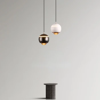 Guļamistabas Gultas Mazo Droplight Mūsdienu Gaismas Luksusa Restorāna Minimālisma Lampas Personalizētu Eju Itāļu Dizainers Lustra