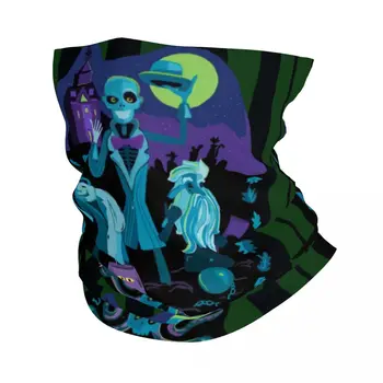Haunted Mansion galvas apsējs Kakla Gaiter UV Aizsardzība Sejas Šalli Vāciņu, Sieviešu, Vīriešu Cepures Caurules Balaclava