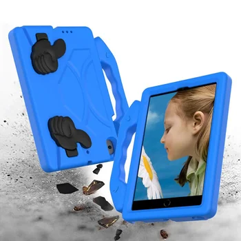 IPad Mini Gadījumā, Triecienizturīgs EVA Putu Rokas Stāvēt Vāks Apple IPad Mini 4/5 Coque - Perfektu Aizsardzību Bērniem