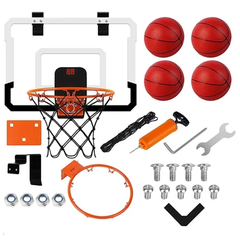 Iekštelpu Mini Basketbola Stīpas Ar Elektronisko Tablo-Durvju Un Siena Biroja Telpas Rezultātu Basketbola Stīpas, Pusaudžiem,Pieaugušajiem