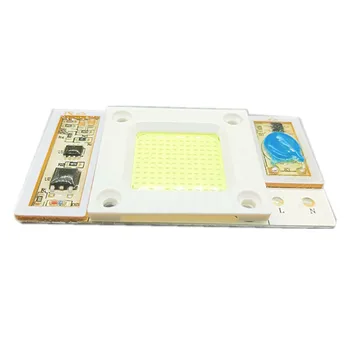 JAUNAS Regulējamas, COB LED Spuldzes Mikroshēmu 50W balta/Warm White AC110V 220V Lnput Smart IC Vadītāja piemērots DIY LED Prožektors LED Prožektors