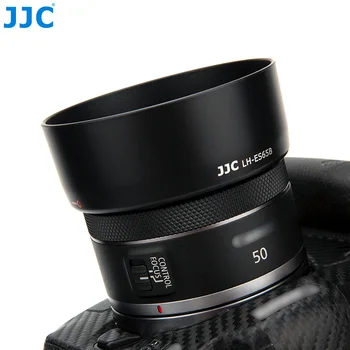 JJC Nomaiņa Blendi LH-ES65B Saderīgs ar Canon RF 50mm F1.8 STM Objektīvs EOS R6 Ra R RP R5 C70 Kameras Objektīvu Piederumi