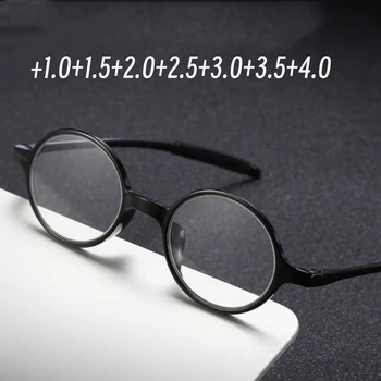 Jauna Tendence, Vintage, Retro Apaļā Rāmja Lasīšanas Brilles Gatavo Presciption Datora Tālu Redzes Brilles+1.0+1.5+2.0+2.5+3.0+3.5+4.0