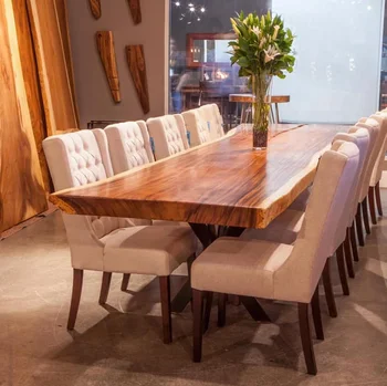Jauns Liela izmēra luksusa mūsdienu masīvkoka pusdienu galds, liela valdes kafijas galda, priekšnieks galda, biroja galda, pusdienu galds
