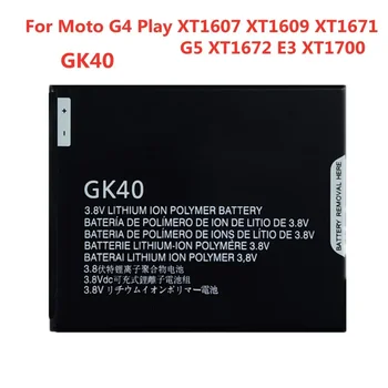 Jaunu GK40 Akumulatoru Moto Motorola G4 Spēlēt XT1607 XT1609 XT1670 XT1671 / G5 XT1672 E3 XT1700 XT1675 Tālruņa Akumulatora Noliktavā