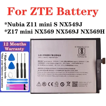 Jaunu Li3929T44P6h796137 Akumulatoru ZTE Nubia Z11 mini S Z11 miniS NX549J Z17 mini Z17mini NX569H NX569J NX569H 3000mAh Akumulators