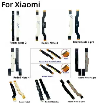 Jaunā Galvenā Mātesplati Connector Flex Cable Daļas Xiaomi Redmi Piezīme 2 3 4 4X 4Xpro 5 5A 6 7 8 pro